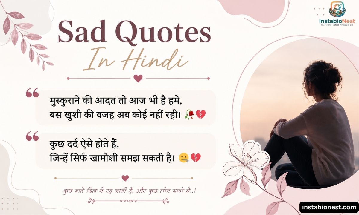 Sad Quotes in Hindi