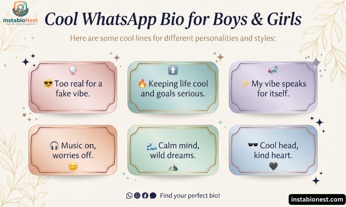 WhatsApp Bio