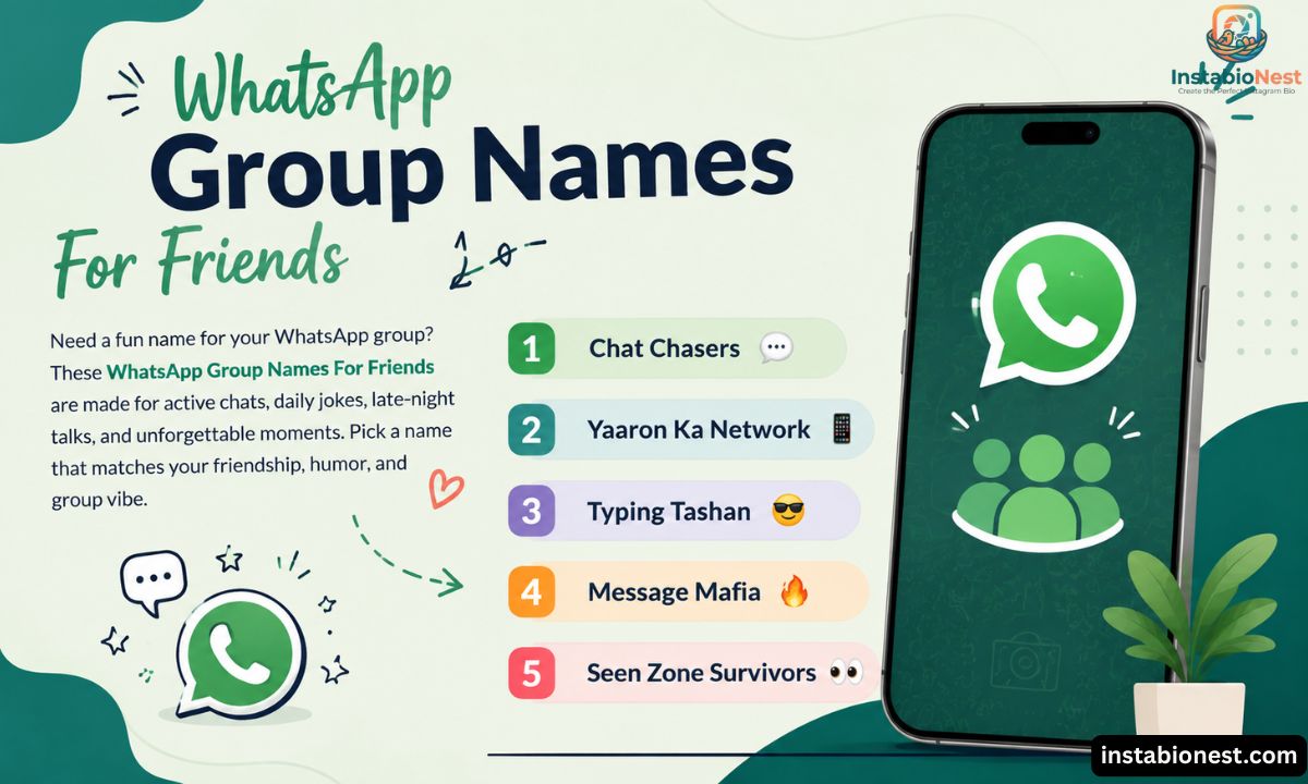 Friends Group Name