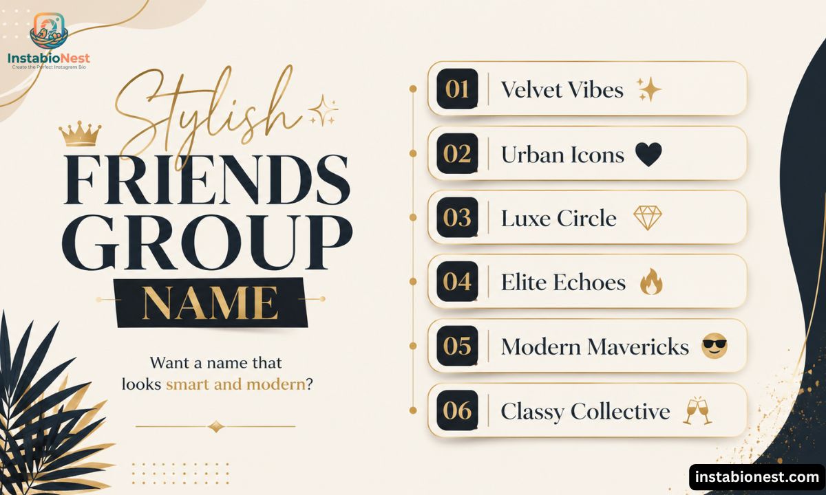 Friends Group Name