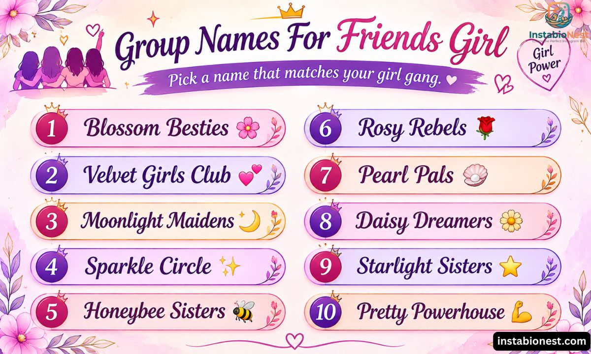 Friends Group Name