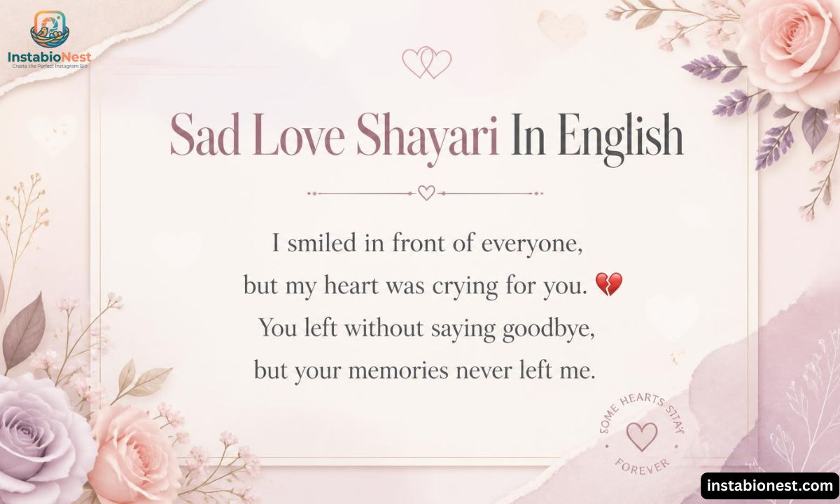 Sad Love Shayari