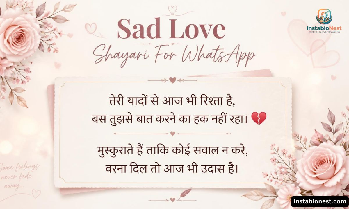 Sad Love Shayari