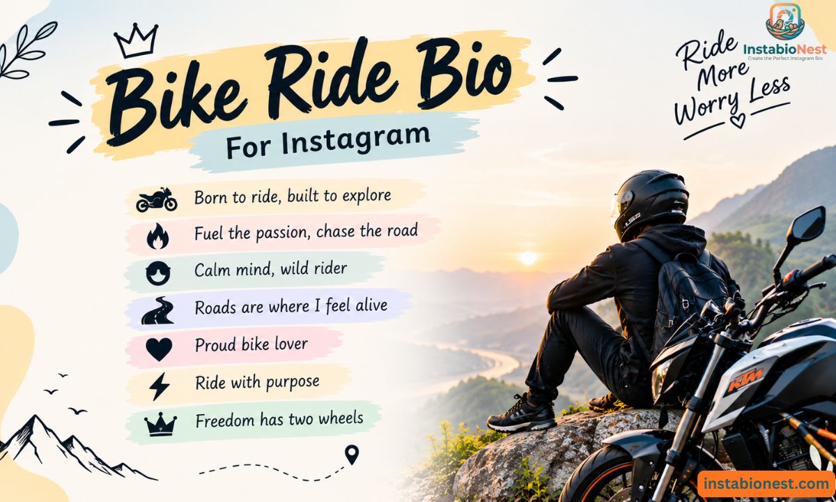 Rider Bio For Instagram
