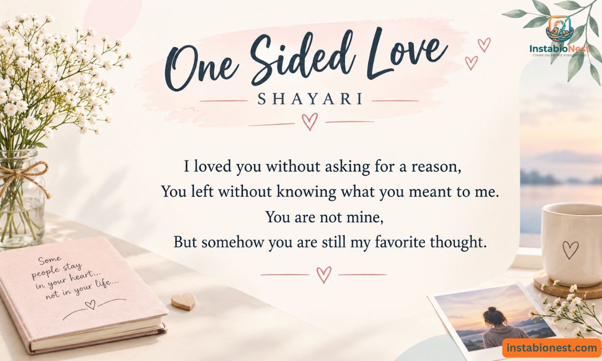 One Sided Love Shayari