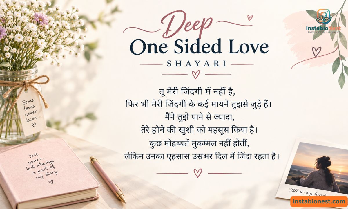One Sided Love Shayari
