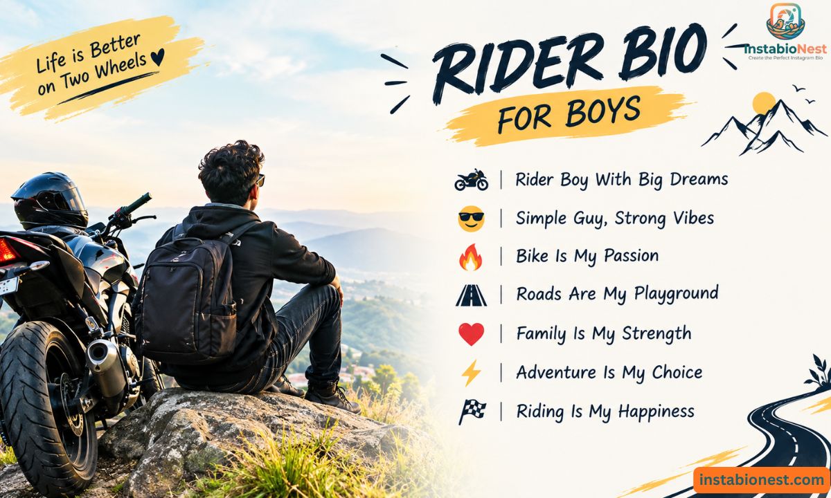 Rider Bio For Instagram