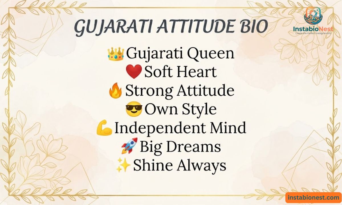 Instagram Bio In Gujarati