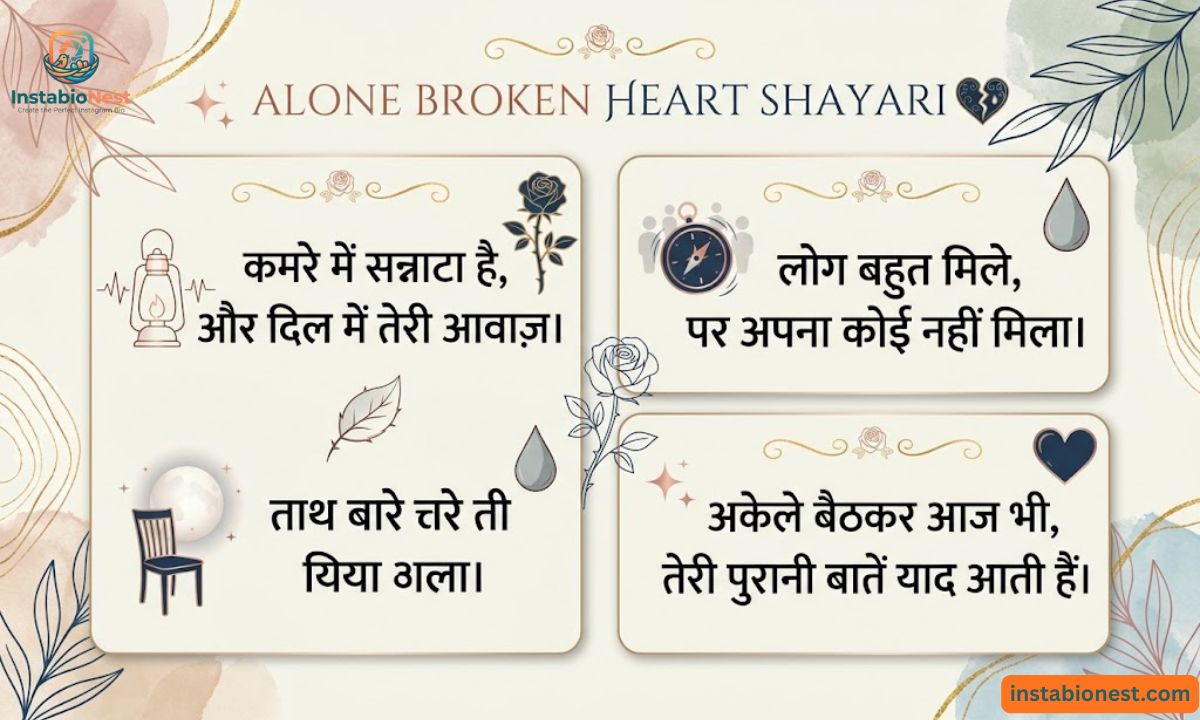 Broken Heart Shayari