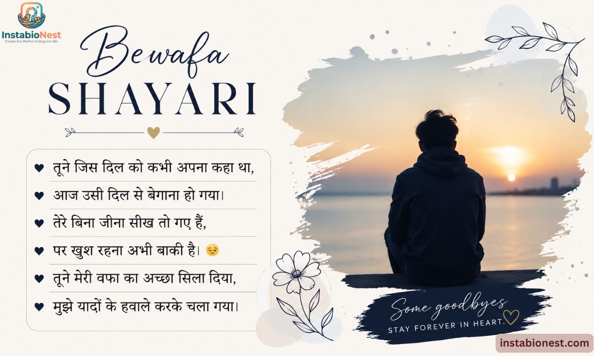 Bewafa Shayari