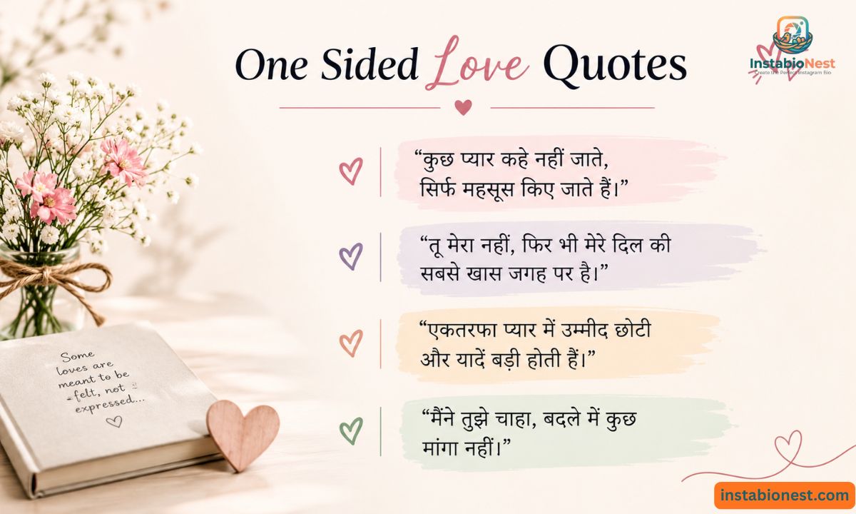 One Sided Love Shayari