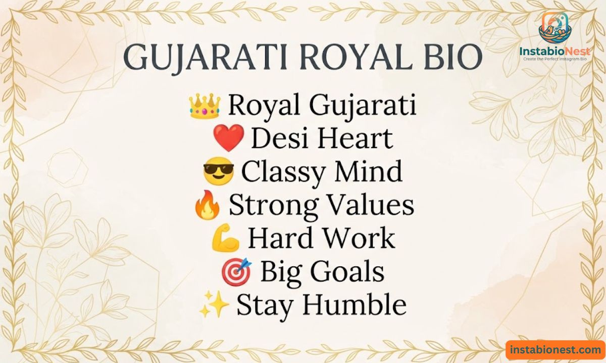 Instagram Bio In Gujarati