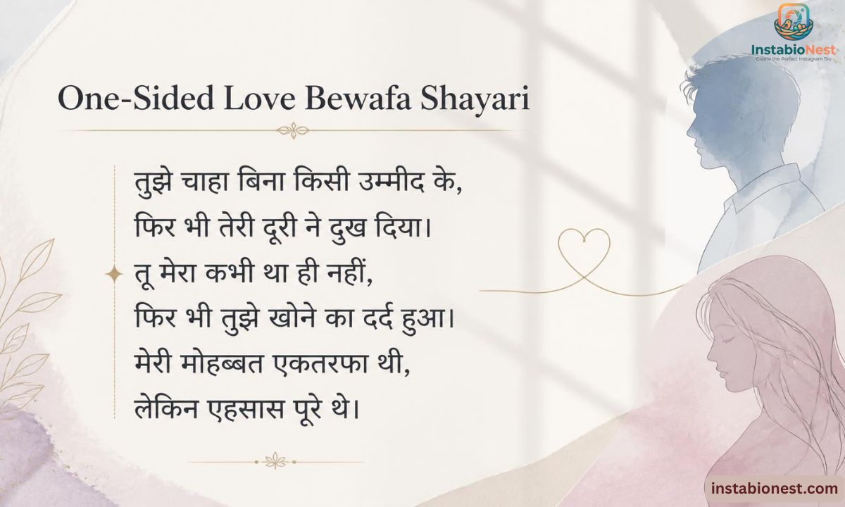 Bewafa Shayari