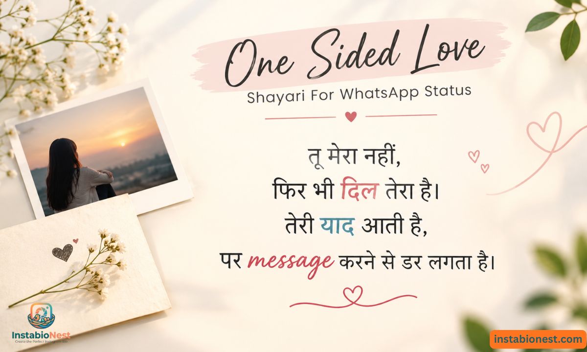 One Sided Love Shayari