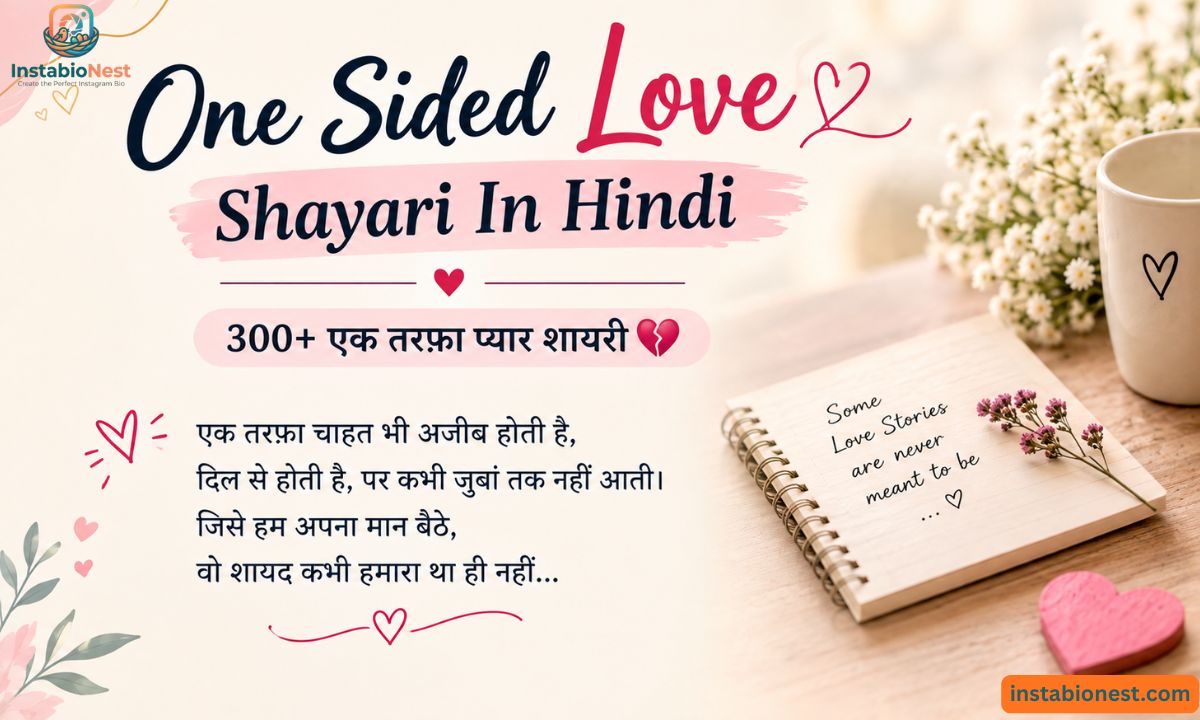 One Sided Love Shayari
