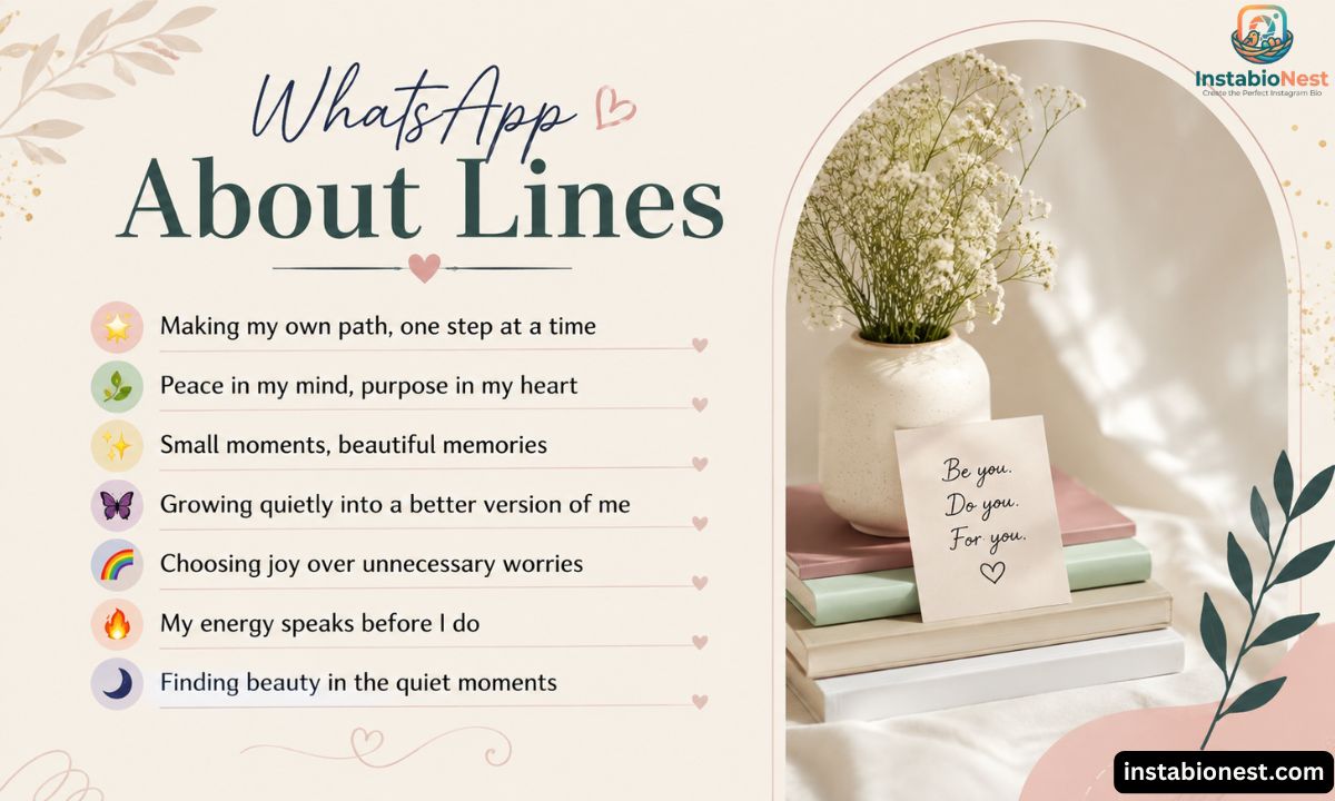 WhatsApp About Lines