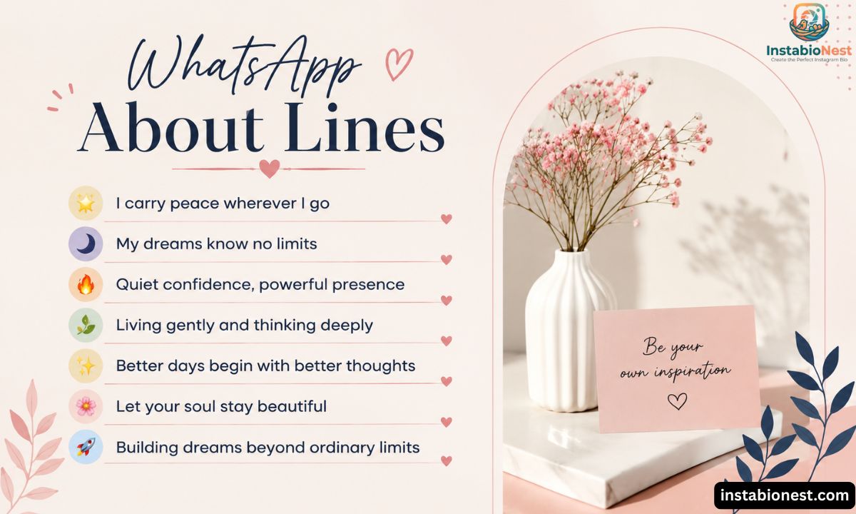 WhatsApp About Lines