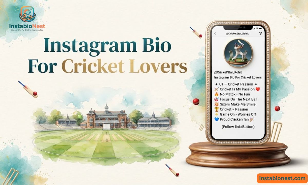Instagram Bio For Cricket Lovers