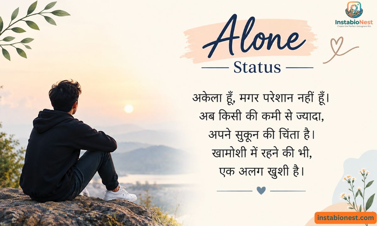 Alone Shayari