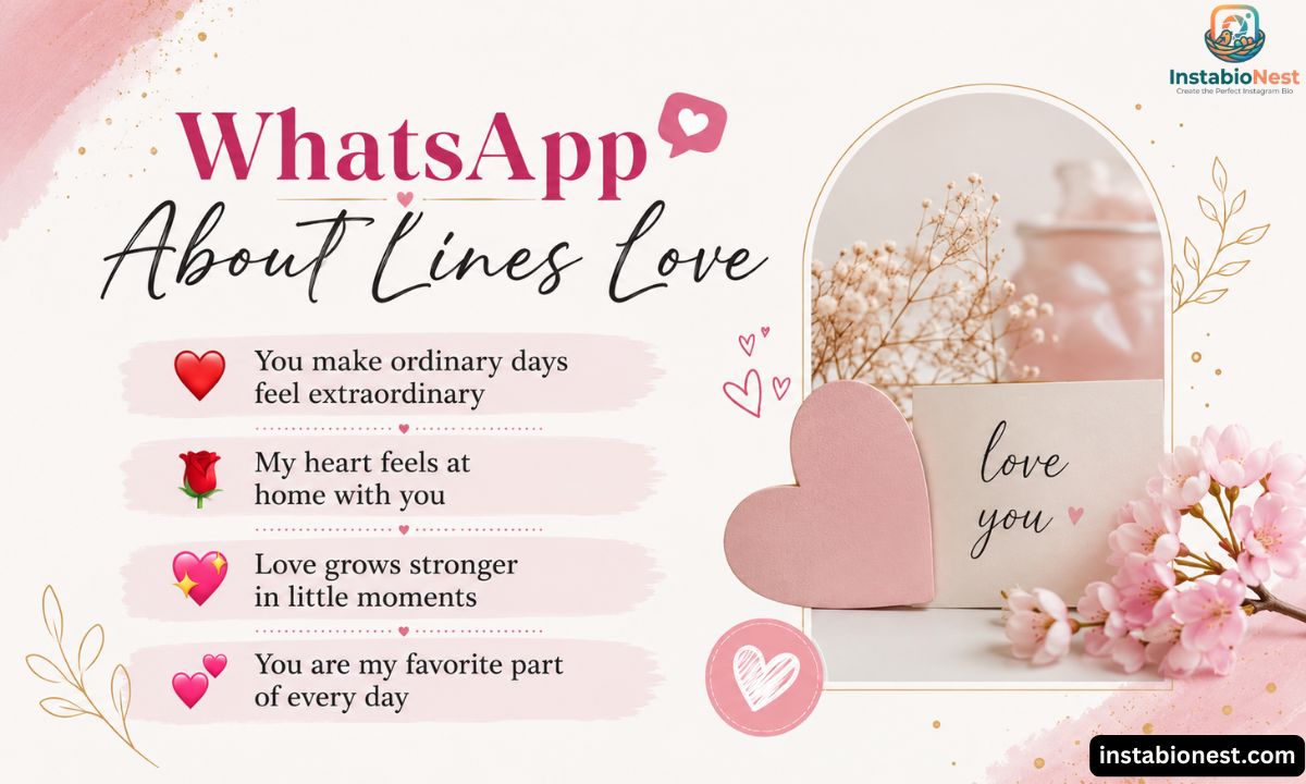 WhatsApp About Lines