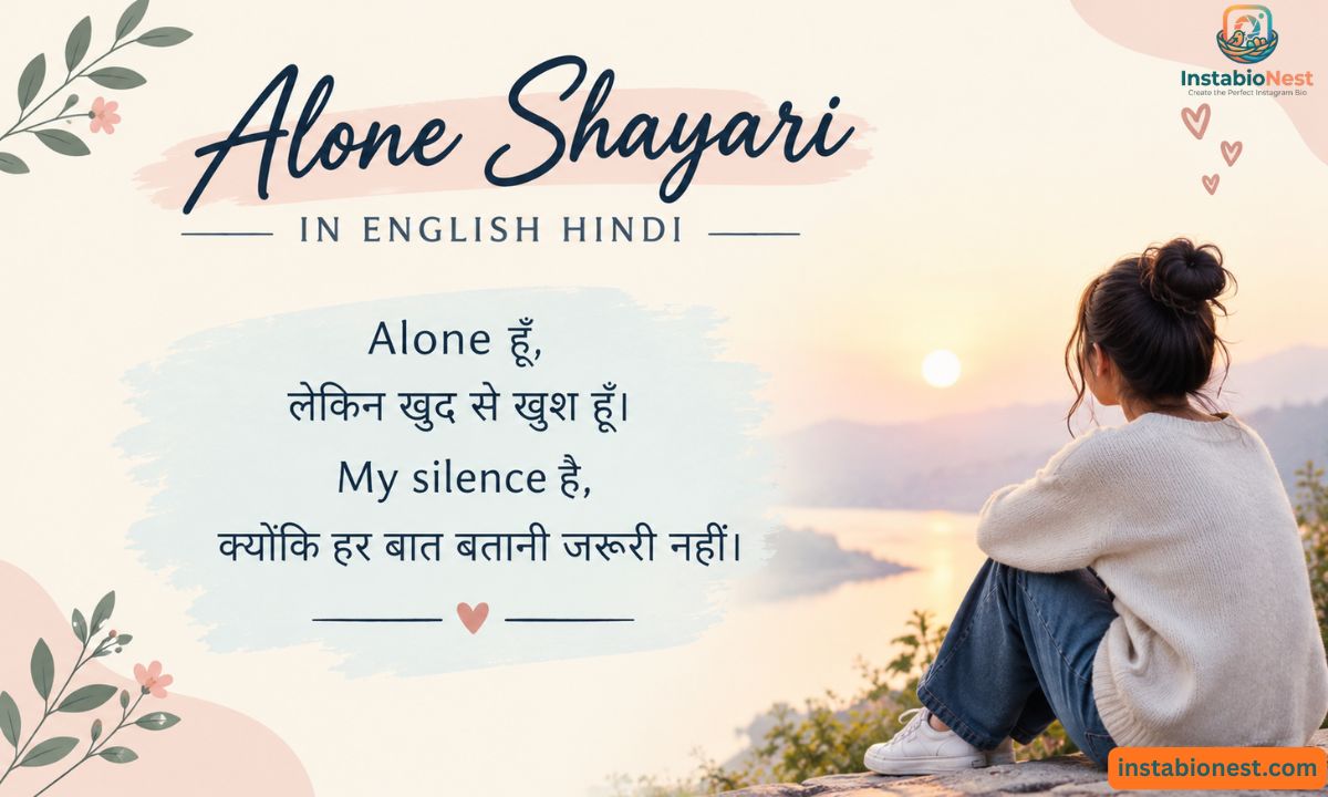 Alone Shayari