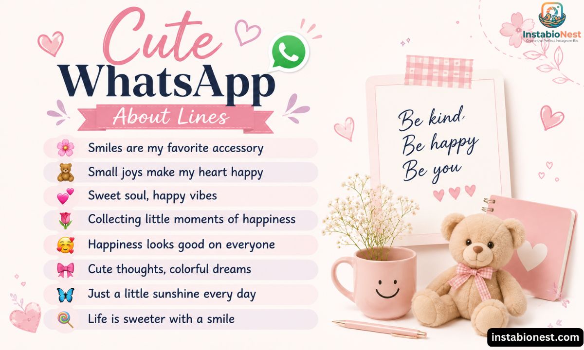 WhatsApp About Lines