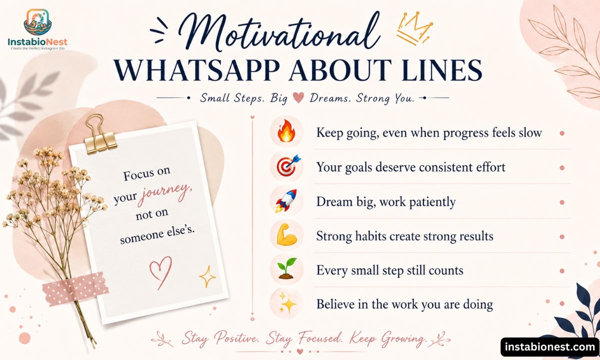 WhatsApp About Lines