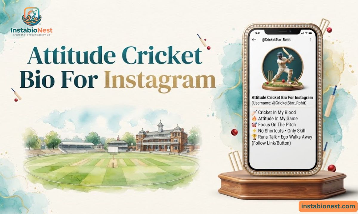 Instagram Bio For Cricket Lovers