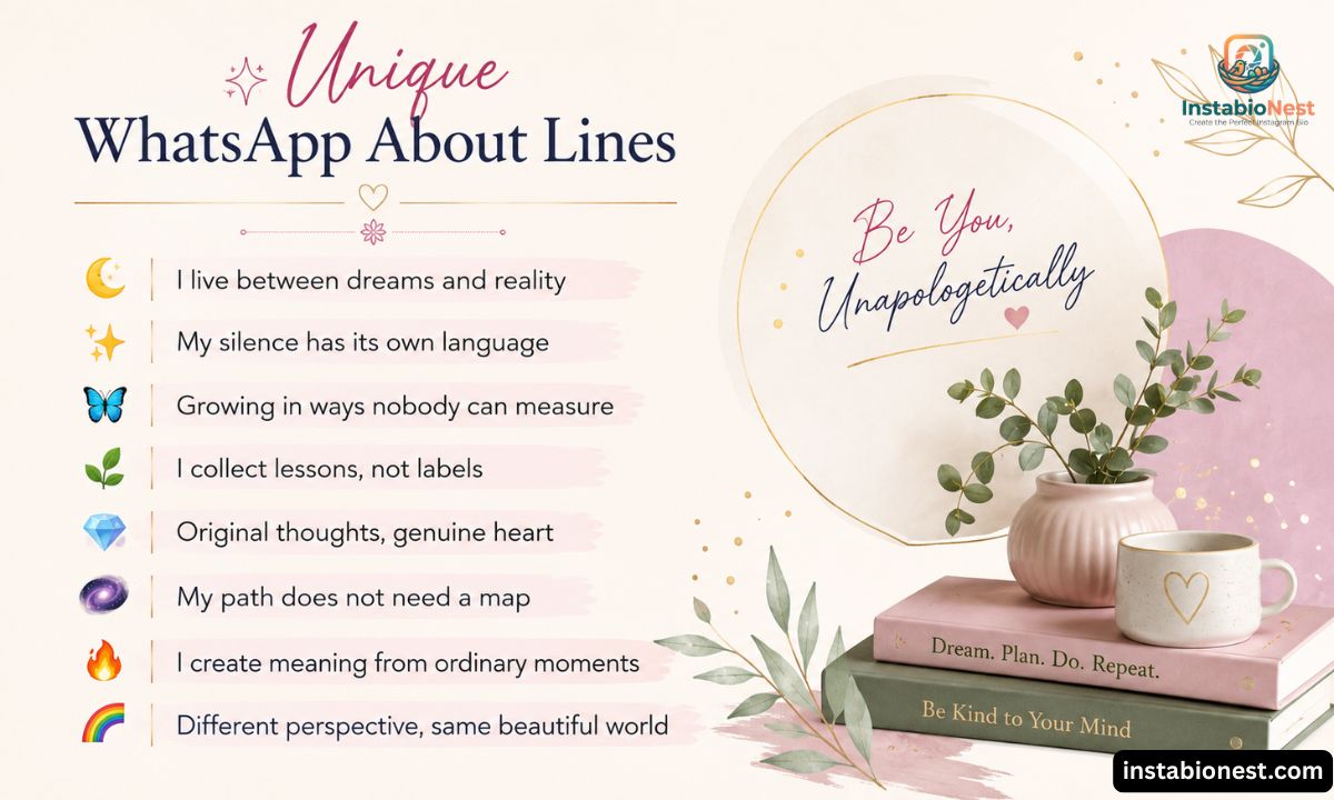 WhatsApp About Lines