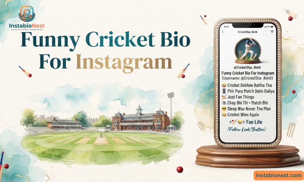 Instagram Bio For Cricket Lovers