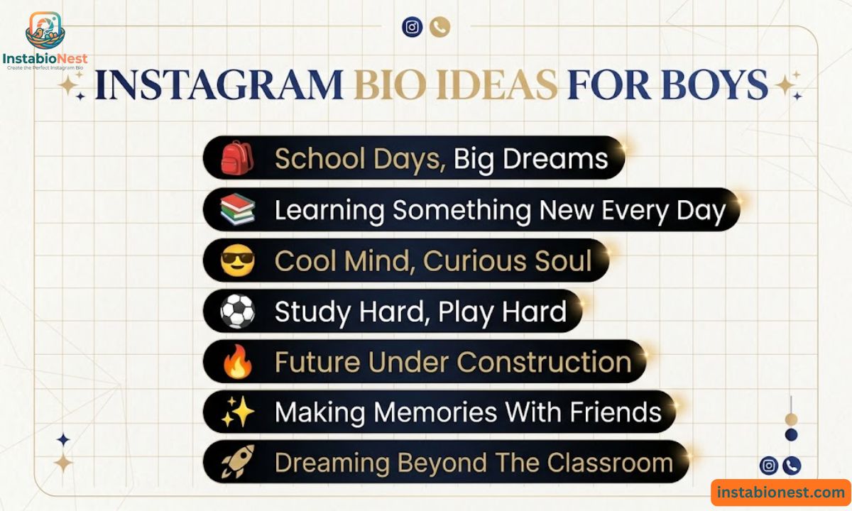 Instagram Bio For Boys