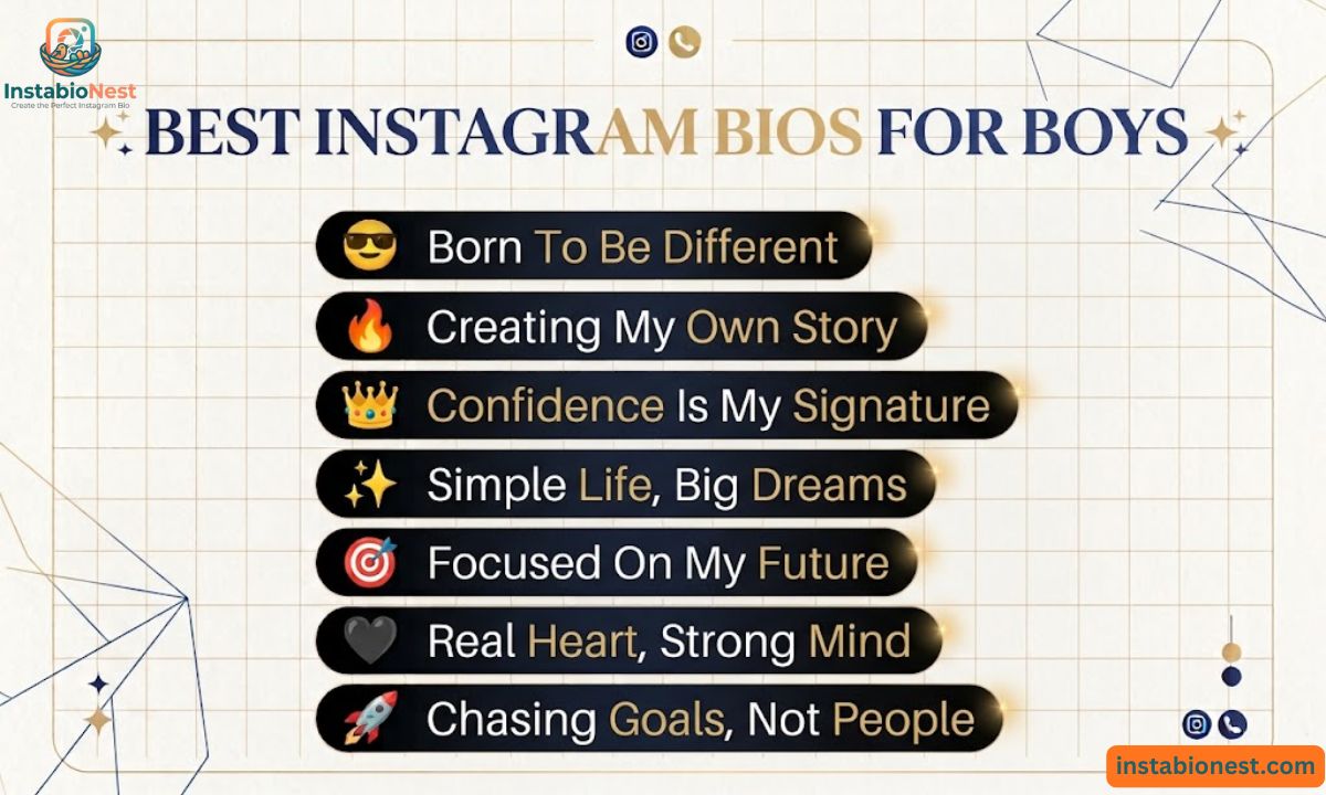 Instagram Bio For Boys