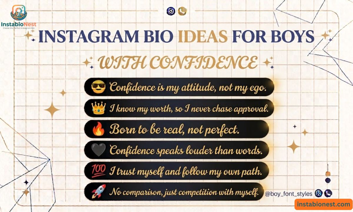 Instagram Bio For Boys