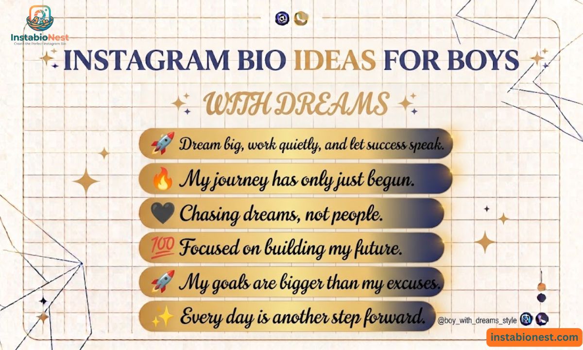 Instagram Bio For Boys