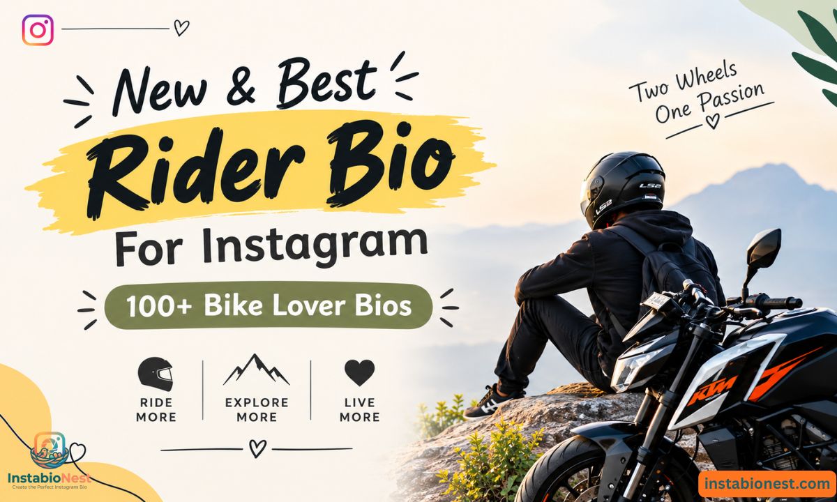 Rider Bio For Instagram
