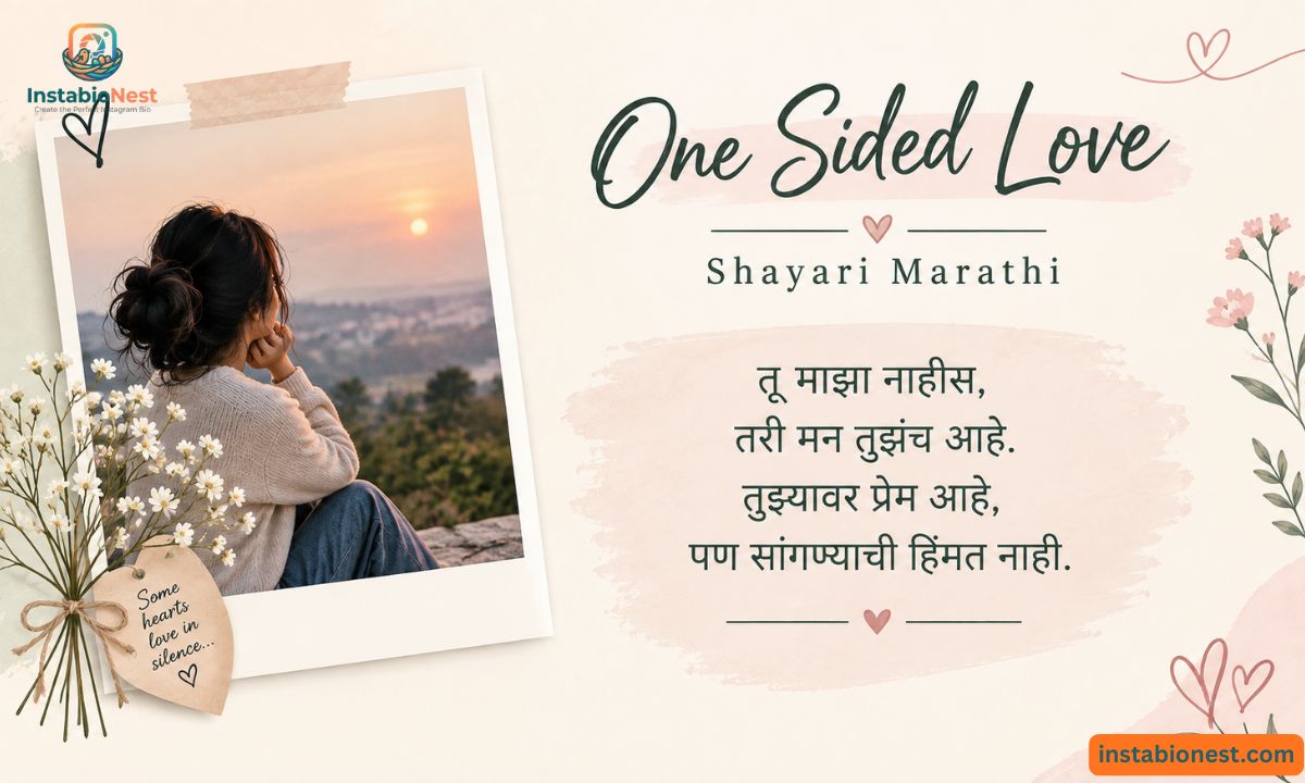 One Sided Love Shayari