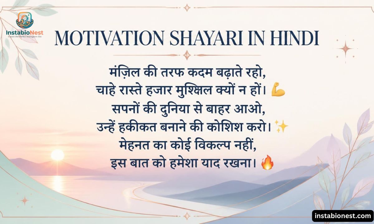 Motivational Shayari