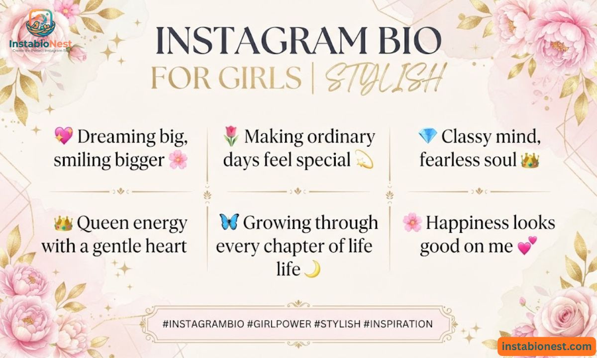 Instagram bio for girls stylish