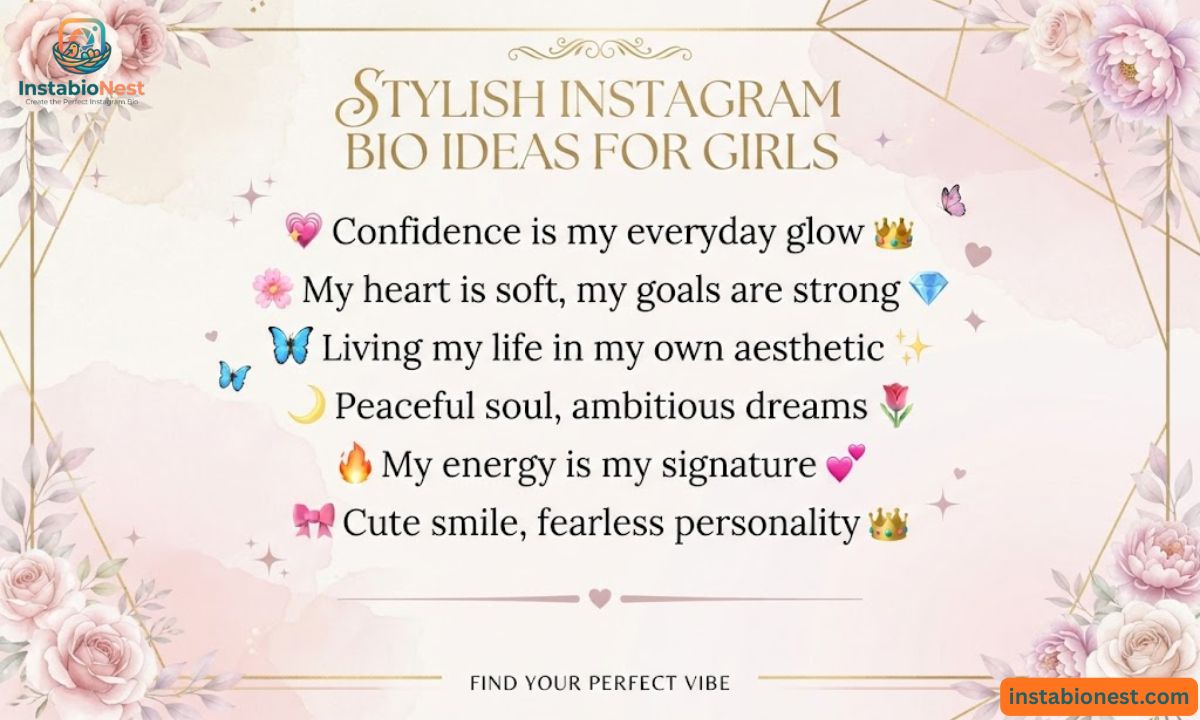 Instagram bio for girls stylish