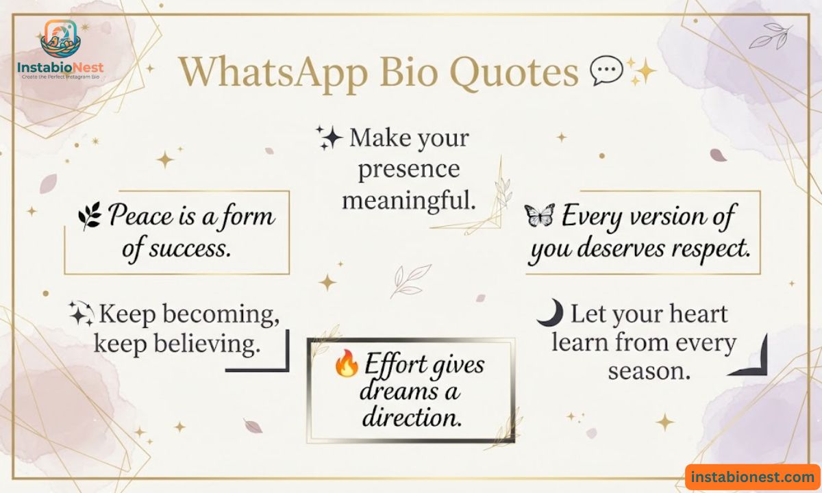 WhatsApp Bio