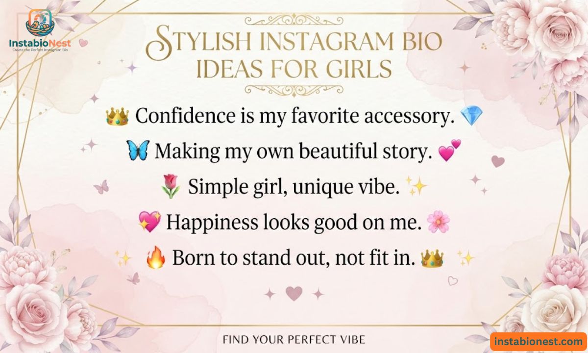 Instagram bio for girls stylish
