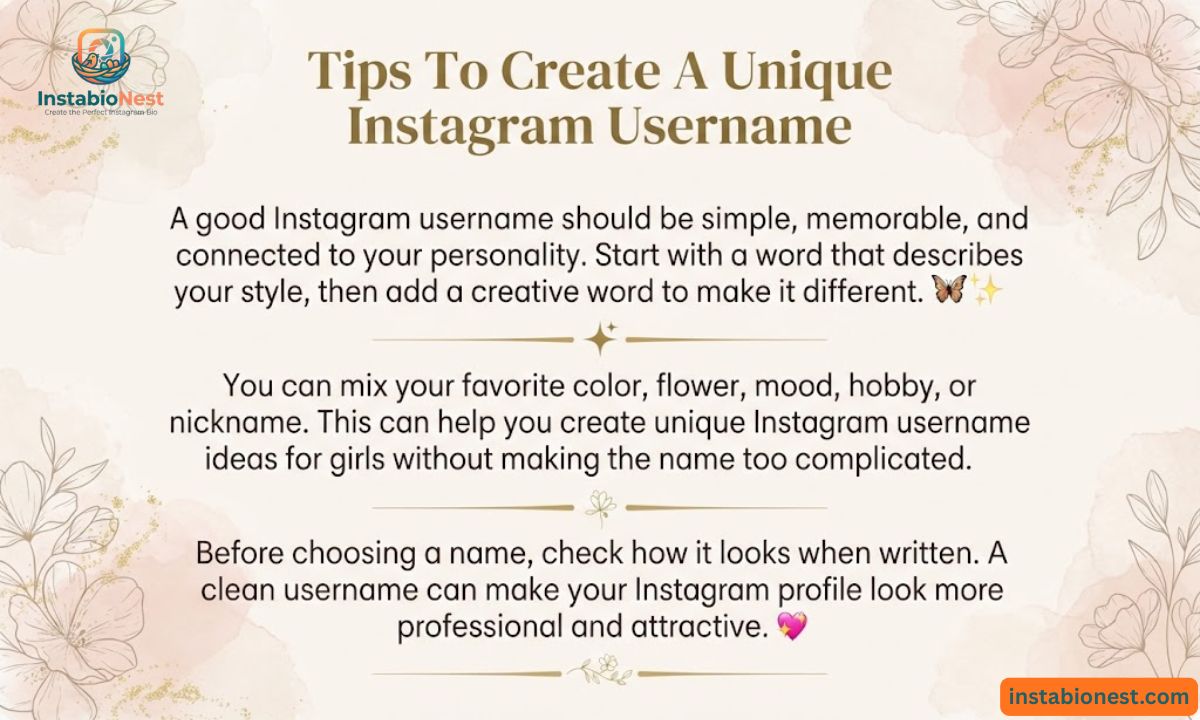 Instagram Names For Girls