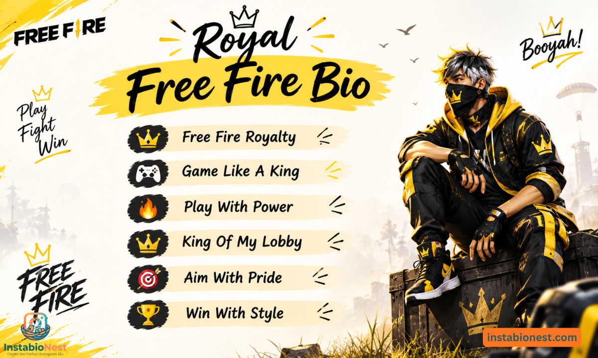 Free Fire Bio For Instagram