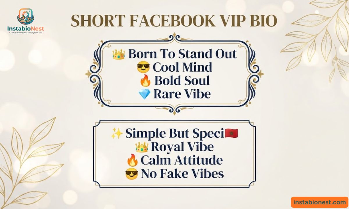 Facebook VIP Bio