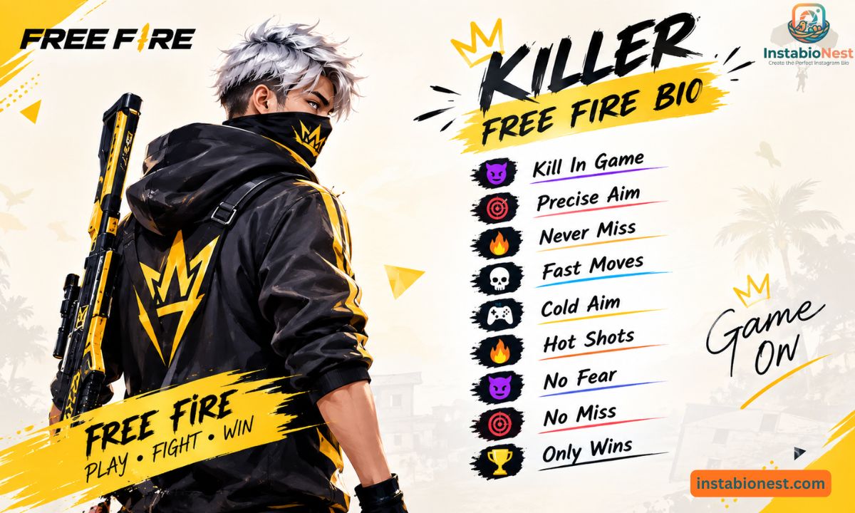 Free Fire Bio For Instagram