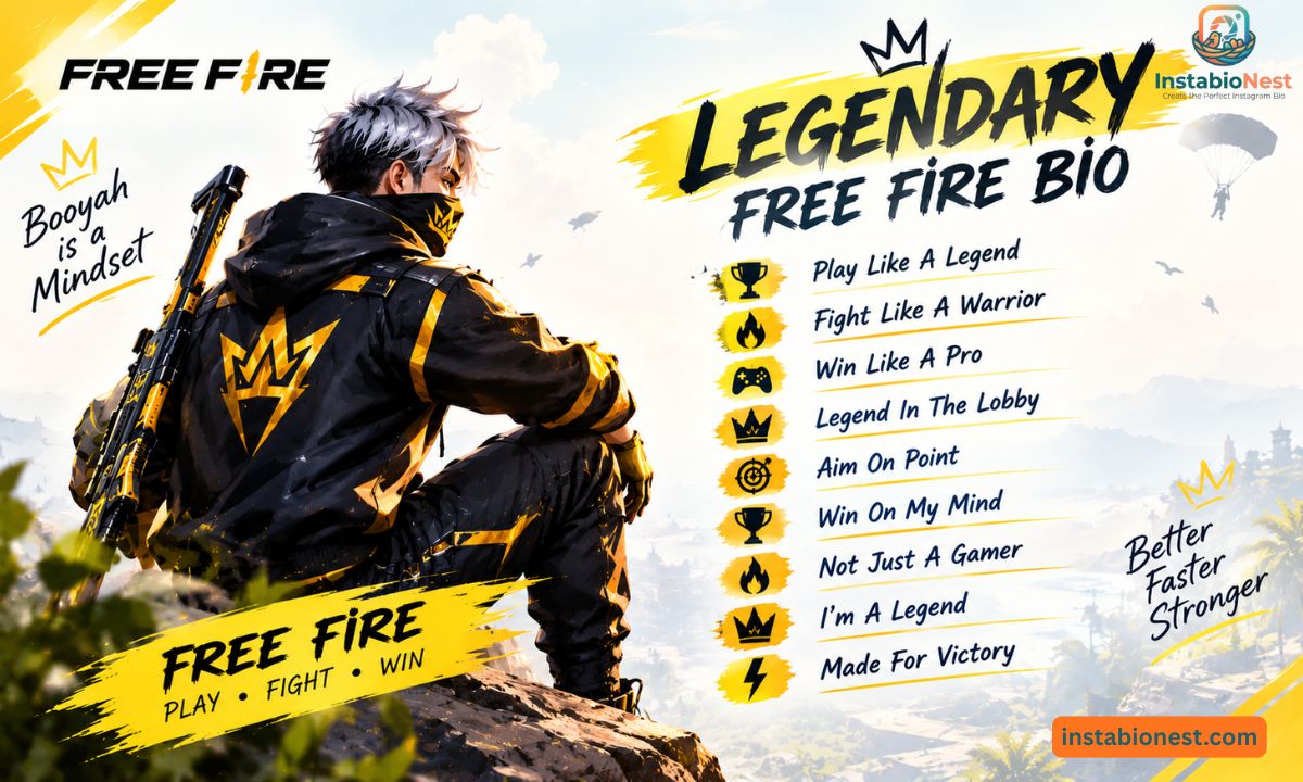 Free Fire Bio For Instagram