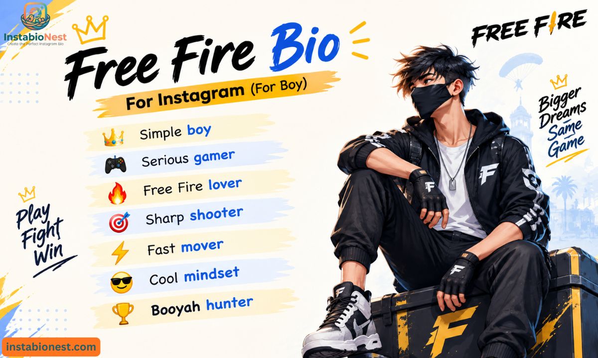 Free Fire Bio For Instagram