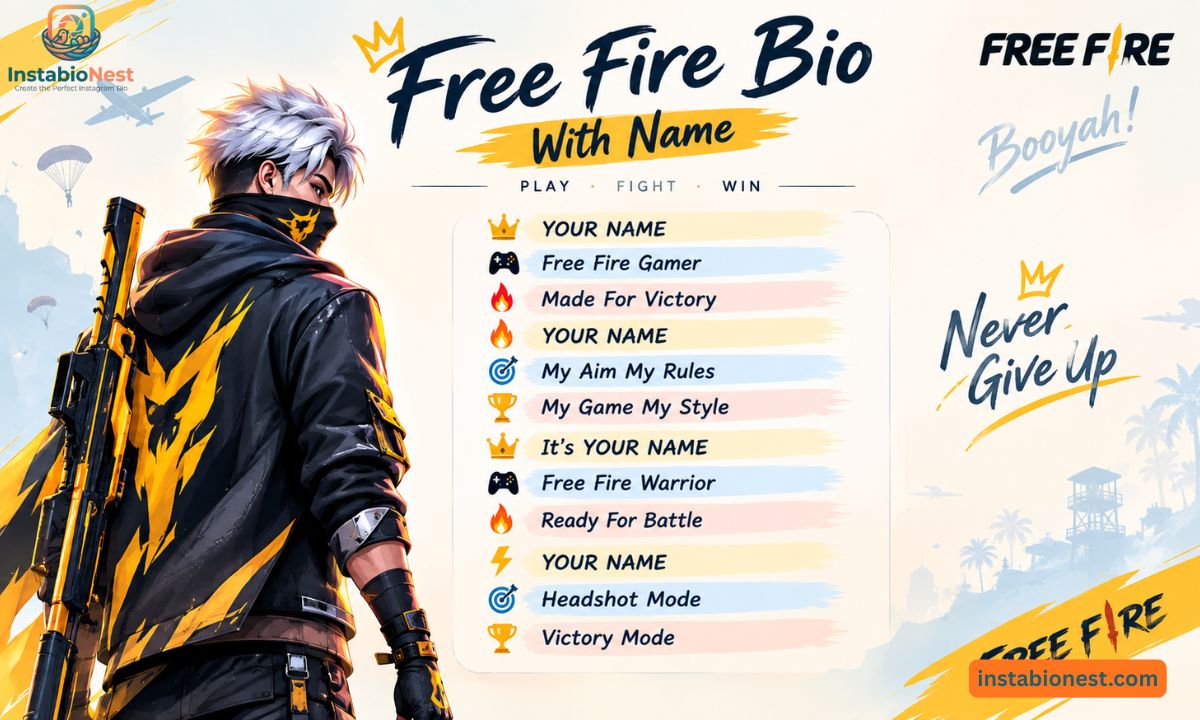 Free Fire Bio For Instagram