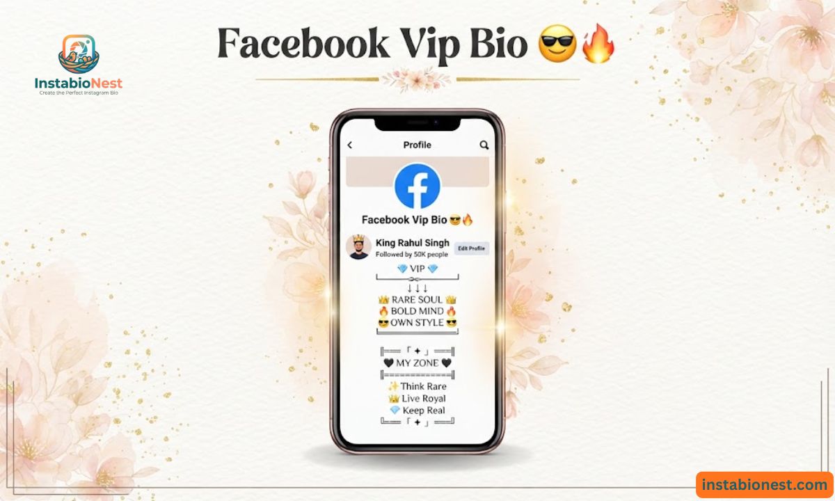 Facebook VIP Bio