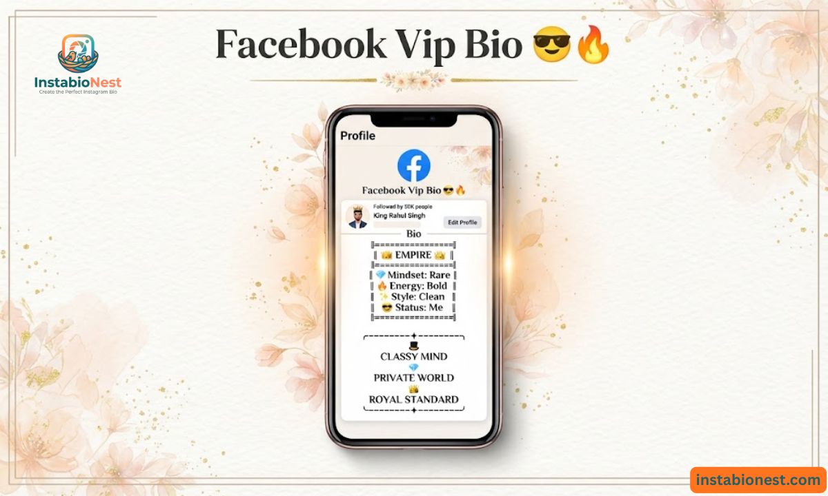 Facebook VIP Bio